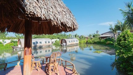 Phòng Deluxe Double view sông