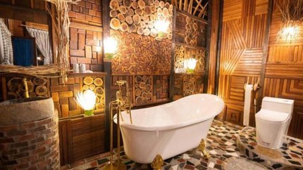 Phòng Deluxe Vip tại Mekong Silt Ecolodge