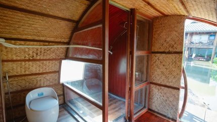 Thuyền Phòng tại Mekong Silt Ecolodge (1)