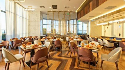 Không gian nhà hàng với sức chứa lớn