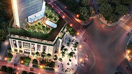 Toàn cảnh khách sạn từ trên cao nhìn xuống