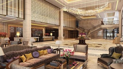 Sảnh chính khách sạn Vinpearl Rivera