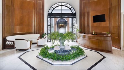 Khu vực sảnh khu nghỉ dưỡng