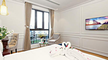 Phòng Deluxe Double With Partial Sea View
