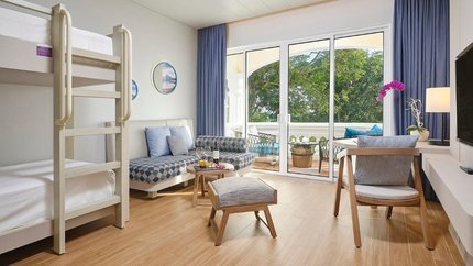 Phòng ngủ với giường 2 tầng