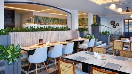 Nhà hàng với không gian nhẹ nhàng