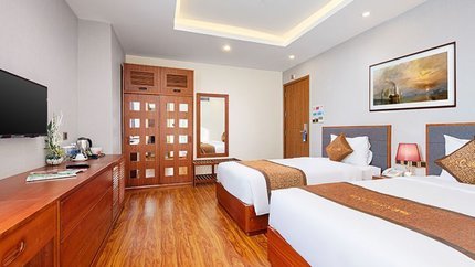 Không gian phòng rộng rãi