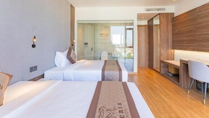 Phòng Deluxe Twin Sea View
