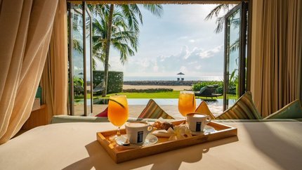 Phòng ngủ mang tông màu ấm cúng