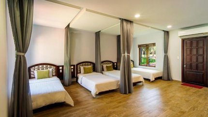 Không gian phòng vô cùng rộng rãi