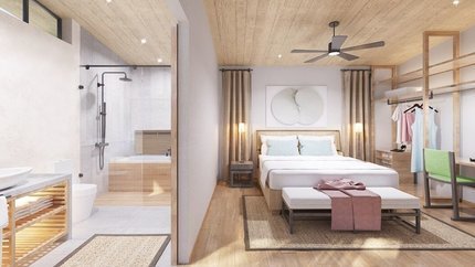 Phòng ngủ vô cùng sang trọng