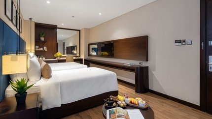 Phòng được thiết kế sang trọng