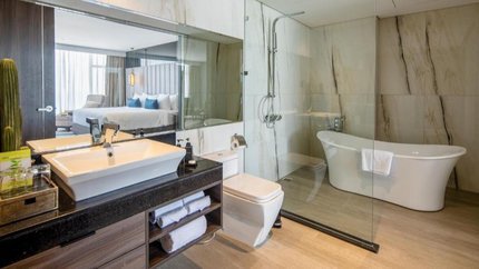 Phòng tắm bồn hiện đại