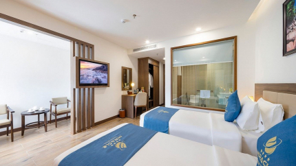 Không gian phòng rộng rãi