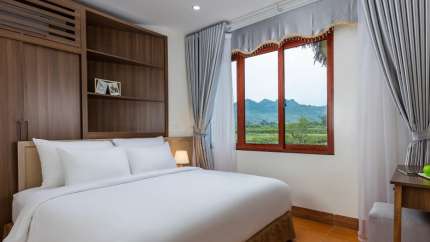 Phòng Executive Suite Bungalow Streamside Tại Eco Garden Mộc Châu Resort
