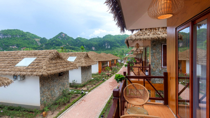 Phòng Family Bungalow Garden View Tại Eco Garden Resort Mộc Châu