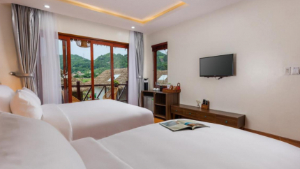 Phòng Family Bungalow Garden View Tại Eco Garden Mộc Châu Resort