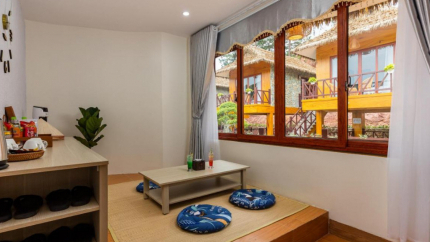Phòng Family Suite Bungalow Streamview Tại Mộc Châu Eco Garden Resort
