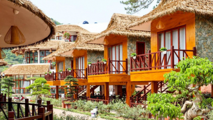 Phòng Bungalow Garden View Tại Eco Garden Mộc Châu Resort