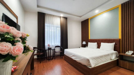 Phòng Deluxe Double tại Momali Ninh Bình