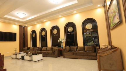 Sảnh tại khách sạn Ninh Bình Momali