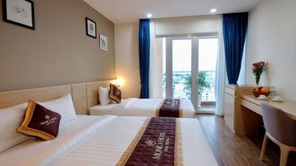 Phòng có khuôn viên rộng, có ban công