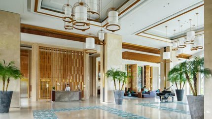 Sảnh chờ rộng lớn