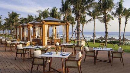 Không gian nhà hàng ngoài trời