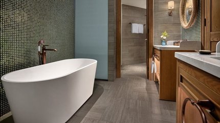 Phòng Superior có bồn tắm sang chảnh