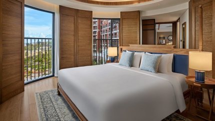 Thiết kế tinh tế, trang nhã tại phòng Admiral Suite