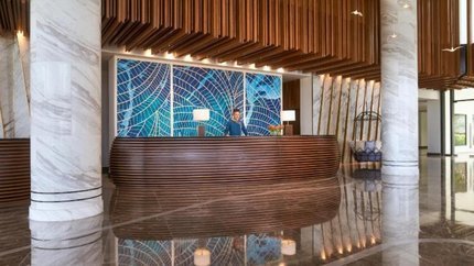 Quầy lễ tân tại khách sạn