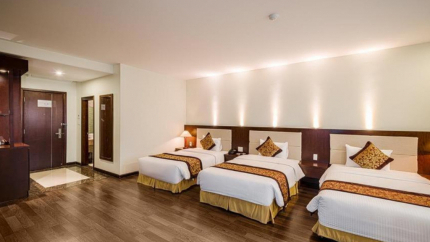 Phòng Deluxe Triple Tại Mường Thanh Grand Hà Tĩnh Hotel 4 Sao