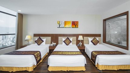 Căn phòng rộng rãi thoáng mát