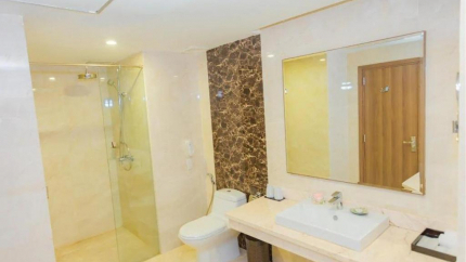 Phòng tắm tại Mường Thanh Grand