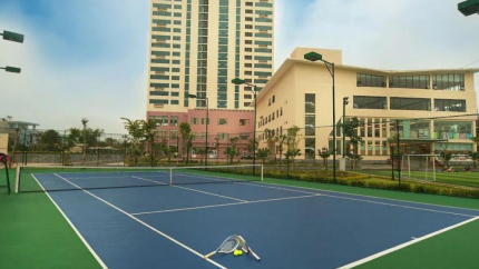 Sân Tennis tại Mường Thanh Grand Hotel