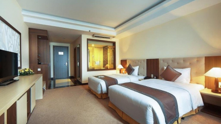 Phòng Premium Deluxe tại Mường Thanh Grand Hotel