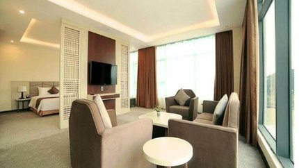 Phòng khách có diện tích rộng