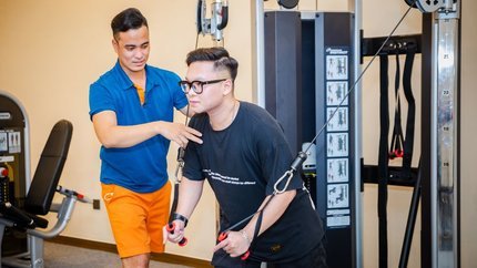 Phòng Gym đầy đủ trang thiết bị
