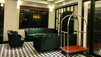 Không gian tại sảnh khách sạn