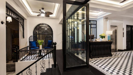 Lối vào của khách sạn My Gallery Mường Hoa Hotel