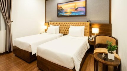 Phòng được thiết kế tối giản