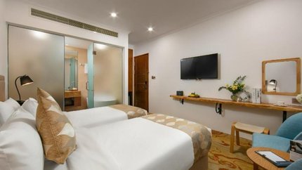 Phòng Deluxe tại khách sạn Nesta.