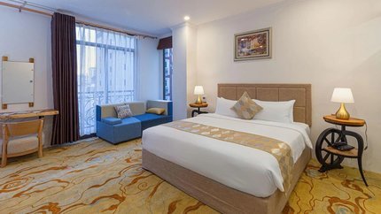 Phòng Suite tại khách sạn.