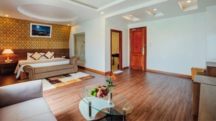 Phòng có màu sắc ấm cúng