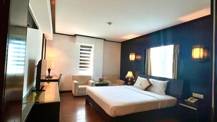 Không giang rộng rãi với ánh sáng chiếu vào vô cùng nên thơ