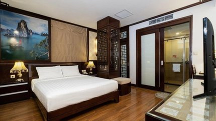 Phòng mang tông màu trầm ấm cúng