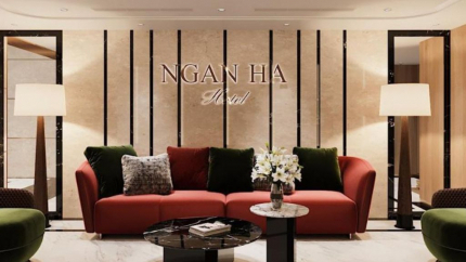 Khu vực sảnh khách sạn 3* Ngân Hà Sài Gòn
