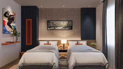 Phòng Deluxe của khách sạn Ngân Hà Sài Gòn