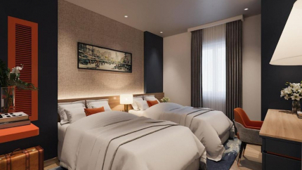 Phòng Executive Triple của khách sạn Ngân Hà 3* Sài Gòn