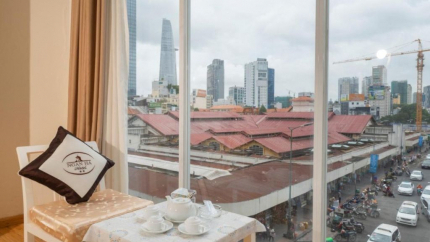 View phòng Galaxy của khách sạn 3* Ngân Hà Sài Gòn